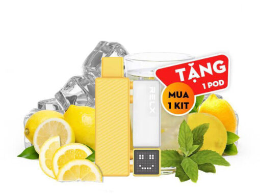 RELX積木電子煙18000puffs煙彈檸檬口味智能顯示屏 RELX積木電子煙18000puffs煙彈檸檬口味智能顯示屏