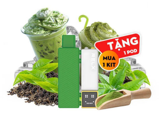 RELX積木電子煙18000puffs煙彈抹茶星冰樂口味智能顯示屏 RELX積木電子煙18000puffs煙彈抹茶星冰樂口味智能顯示屏