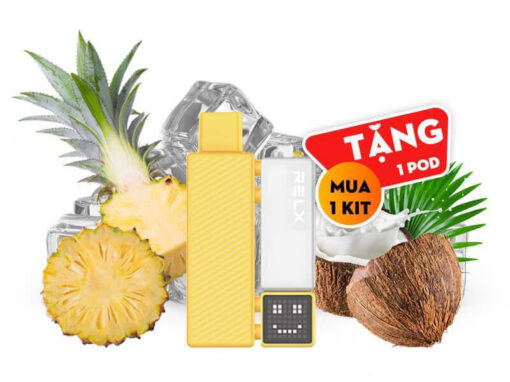 RELX積木電子煙18000puffs煙彈鳳梨椰子口味智能顯示屏 RELX積木電子煙18000puffs煙彈鳳梨椰子口味智能顯示屏