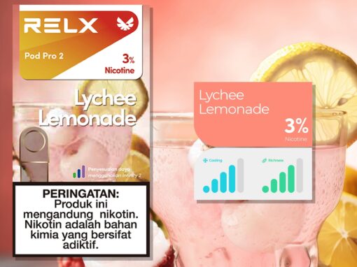 RELX電子煙彈-Relx infinity悅刻電子煙荔枝檸檬水口味 RELX電子煙彈-Relx infinity悅刻電子煙荔枝檸檬水口味