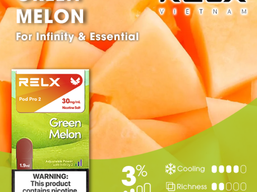 RELX電子煙彈-Relx infinity悅刻電子煙綠寶石甜瓜口味 RELX電子煙彈-Relx infinity悅刻電子煙綠寶石甜瓜口味